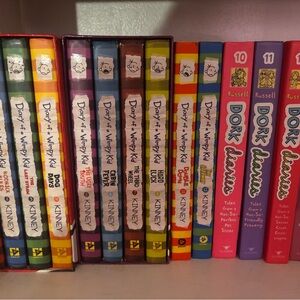 Diary of a Wimpy Kid and Dork Diaries Book Set